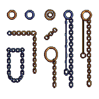 wall chains