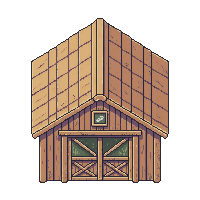 wooden barn