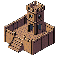wooden castle