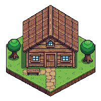 wooden cottage