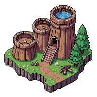 wooden fort