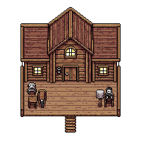 wooden mansion