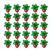 crop strawberry ripe