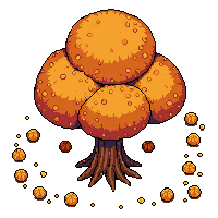 autumn tree orange