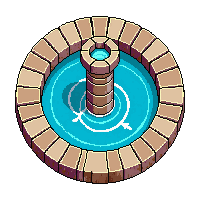 brick fountain