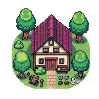 brick treehouse