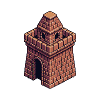 brick watchtower