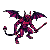 demon statue