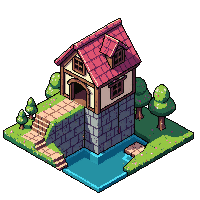 fantasy watermill