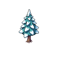 snow tree pine