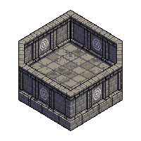 stone mausoleum
