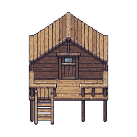 wooden boathouse
