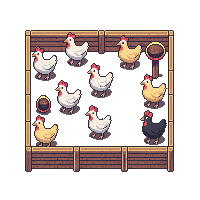 wooden chicken coop