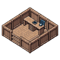 wooden courthouse