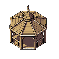 wooden gazebo