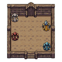 wooden graveyard crypt