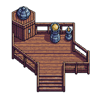 wooden observatory