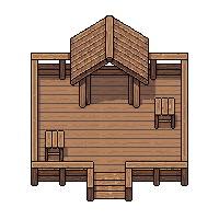 wooden pavilion