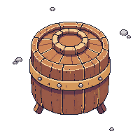 wooden silo