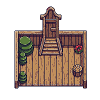 wooden statue