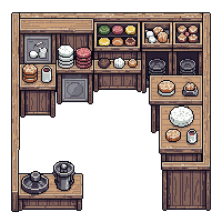 wooden bakery