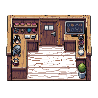 wooden jewelry shop