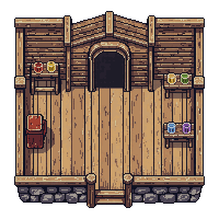 wooden tavern large