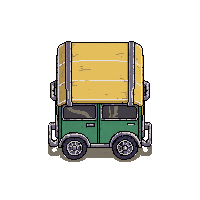 brick caravan wagon