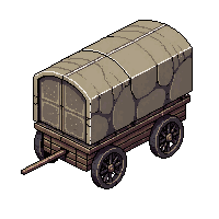 stone caravan wagon