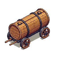 wooden caravan wagon
