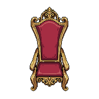topdown throne ornate golden royal