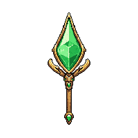 dragon hoard emerald scepter common wooden staff small