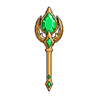 dragon hoard emerald scepter golden jeweled rod large
