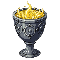dragon hoard golden chalice silver ornate metal cup etched