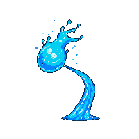 elemental familiar water wisp attacking water jet blast