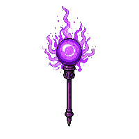 enchanted staff void enchantment dark orb top shadow purple