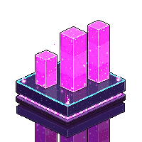 cyberpunk neon stamina bar ui element magenta pink glow
