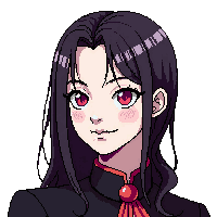 portrait bust vampiric noble pale fangs red eyes