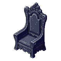 shadowlands shadow throne dark ornate high back carved bone