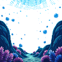 underwater kingdom bubble cluster small rising shiny