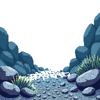 underwater kingdom gravel floor tile small stones pebbles