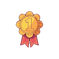 medal gold first place