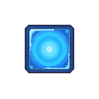 square item slot rare blue