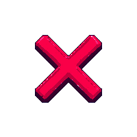 x mark red