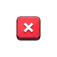 close button x red