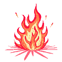 rage bar red pulsing flames filling aggressive