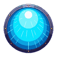 shield skill icon barrier cyan circular ability