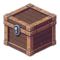 storage chest slots grid large container wooden