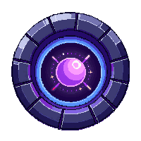 summon skill icon portal dark circular ability