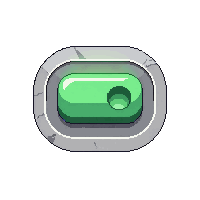 toggle switch green off gray pill shaped